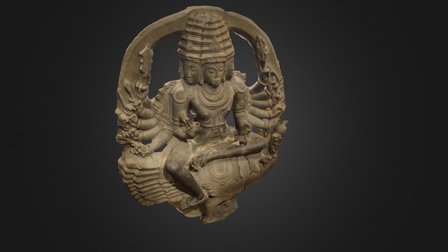 Karttikeya, God of War, Seated on a Peacock 3D Model