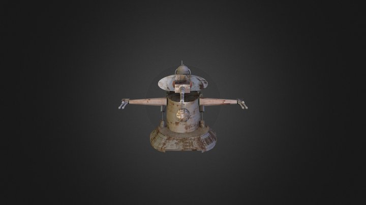 Armoured Tank Star Wars 3D Model