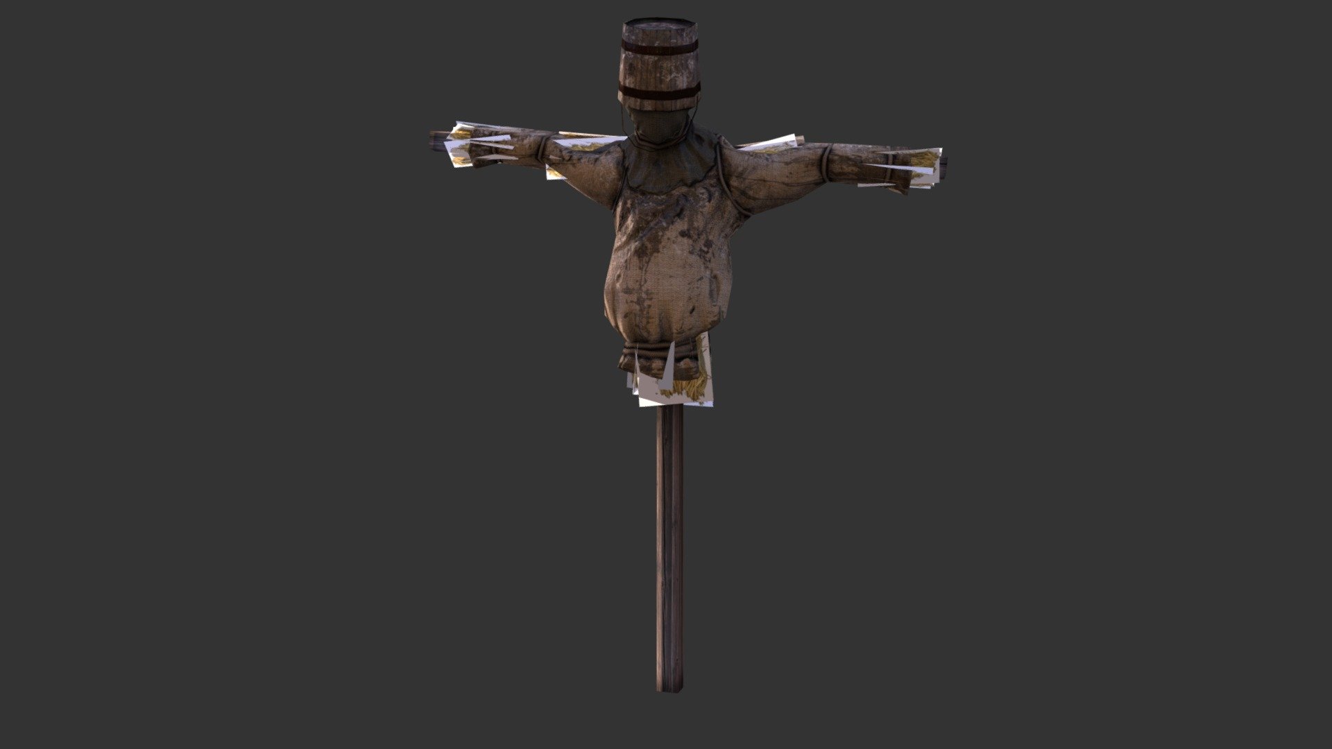 Smartinius Scarecrow Complete Mesh — Sketchfab embed 3D viewer