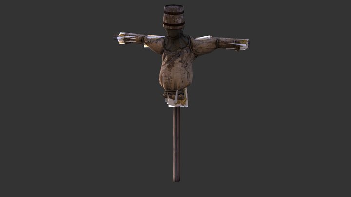 Smartinius Scarecrow Complete Mesh 3D Model