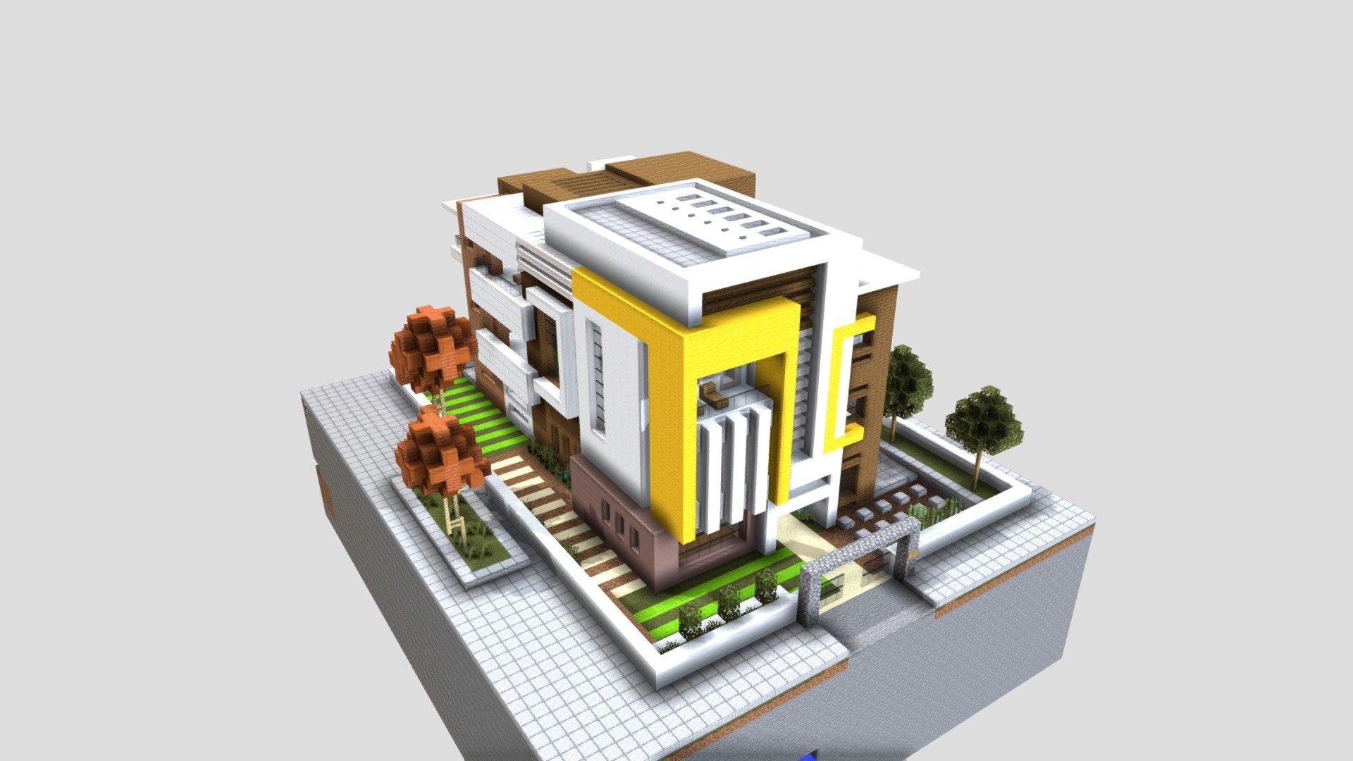 Minecraft Modern House - Download Free 3D model by jar (@jar9th ...