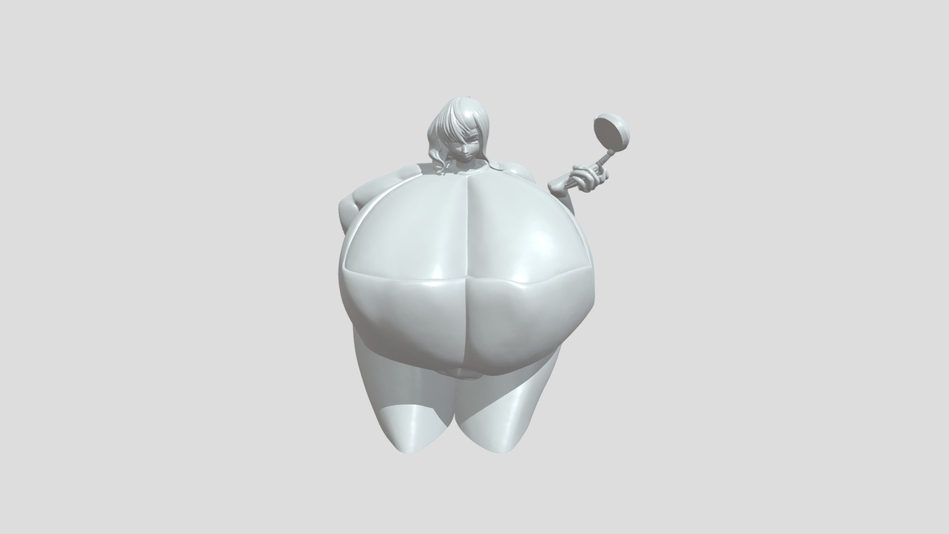 Anime-styled female character - 3D model by uiairport2 [451fe04 ...