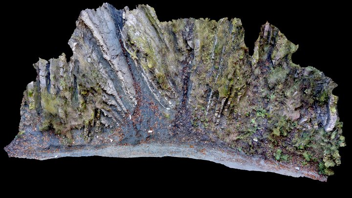 Lainbachtal Outcrop 3D Model