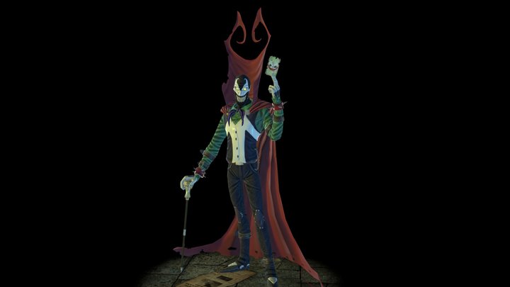 Joker Spawn ComiCon Challenge 2015 3D Model