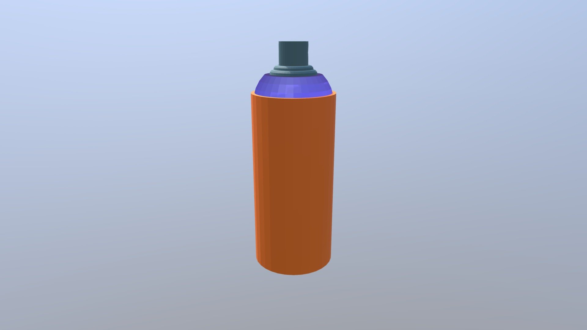 Simple Low poly Spray can