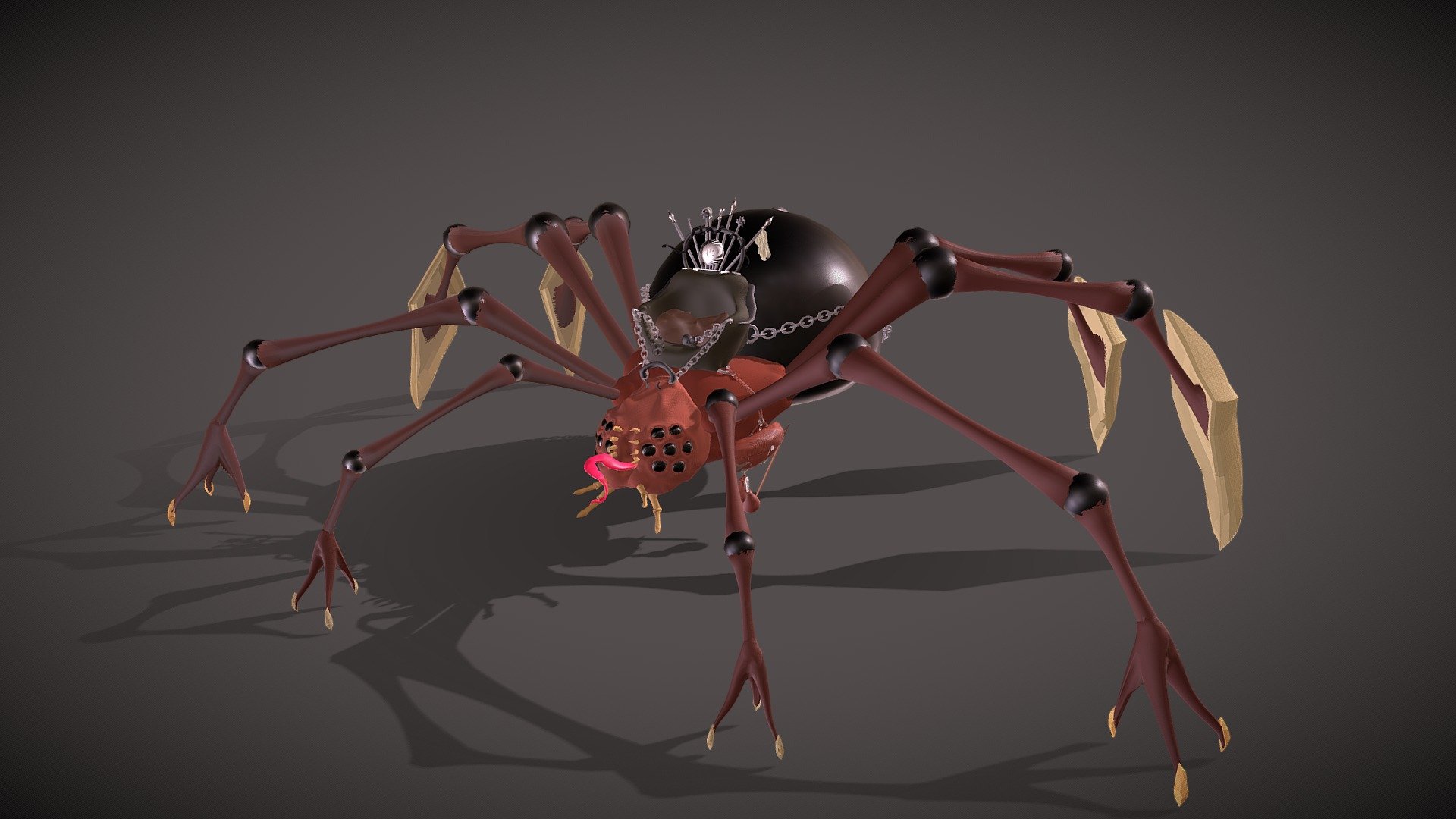 Giant Spider - 3D Model By Flyid2231 [4520bc4] - Sketchfab