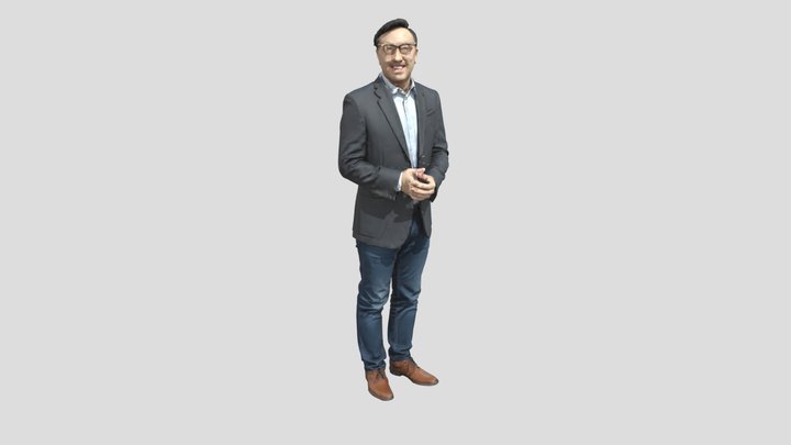 Business Casual Confidence Albert 3D Model