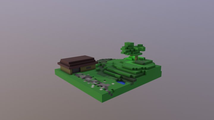 Forest scene 3D Model