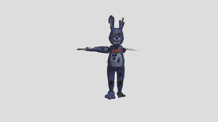 WeeeZ on X: #FNAF #Blender3d Behold my second finished model my