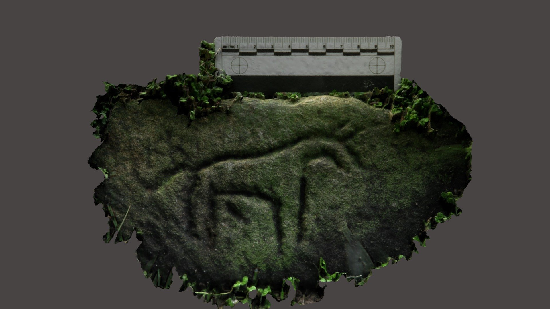 Horse graffito, Birdoswald Roman Fort - 3D model by hfenton [45224fd ...