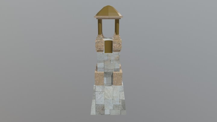 Ancient Tower 3D Model