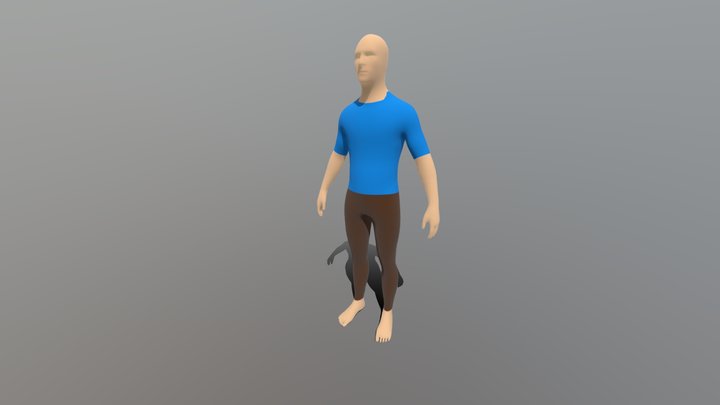 Final Character Model Collection of Work 3D Model