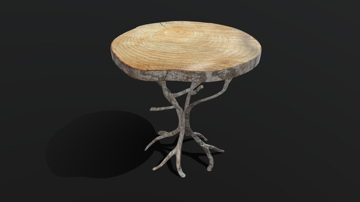 Branch Table 3D Model