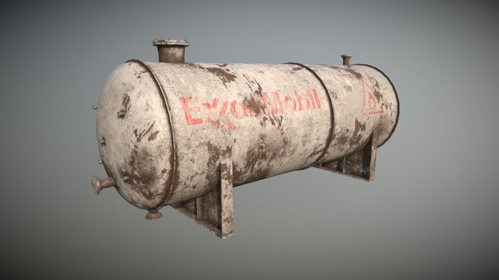 Pressure Vessel 3D Model