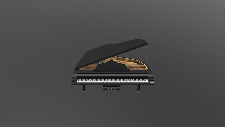 Grand Piano 3D Model