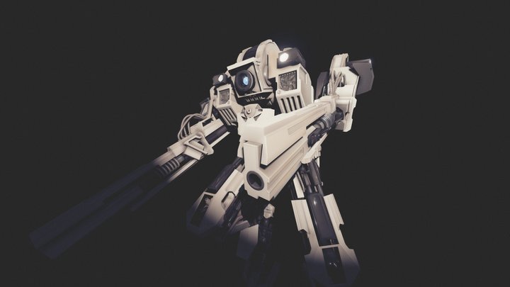 Robot Scout-Destroyer 3D Model