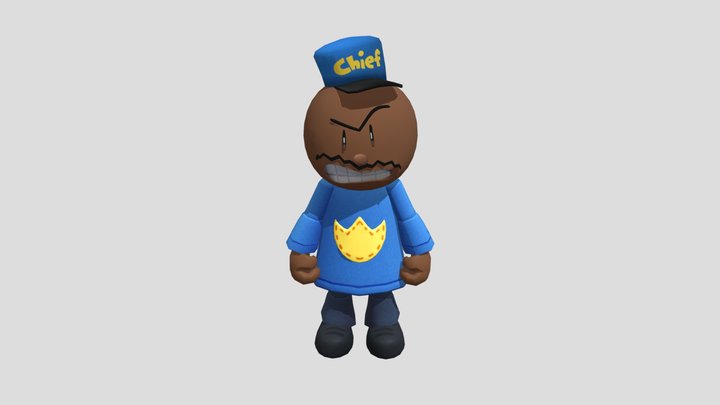 Chief Dogman Movie Fan Made 3D Model