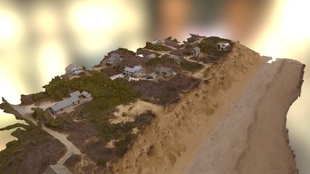 Cape Cod Beach Erosion 3D Model