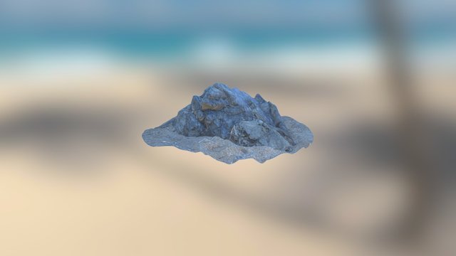 Photogrammetric Rock 3D Model