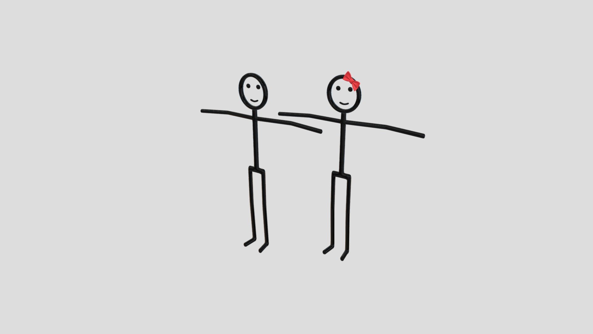 Basic Character (Children'sDrawing) - 3D model by NeurShop [452619f ...