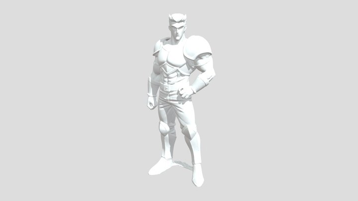 Heroic Warrior 3D Model