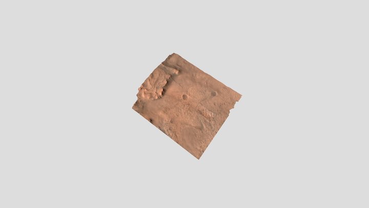 Mars Perseverence Landing Scan 3D Model