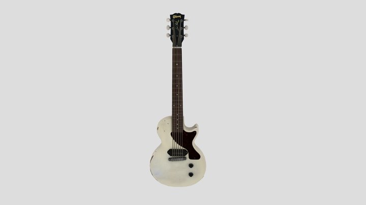 Gibson Les Paul Junior White 3D Model