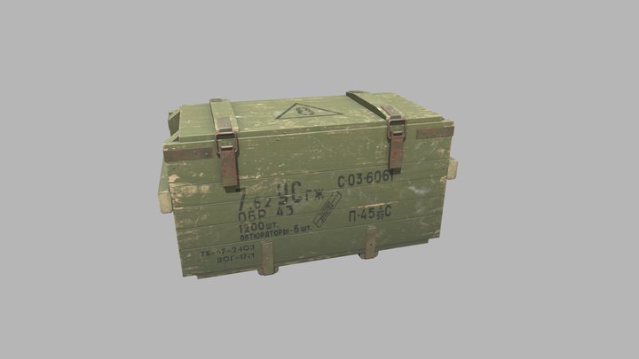Military Crates 3D Model