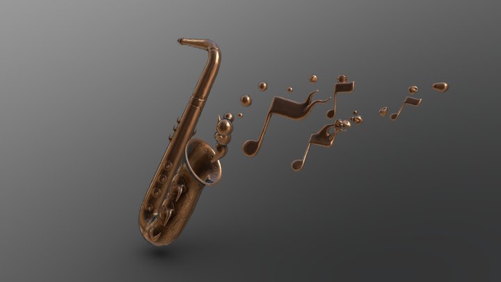 SculptJanuary2021 - Day 14 - Beautiful Tune 3D Model