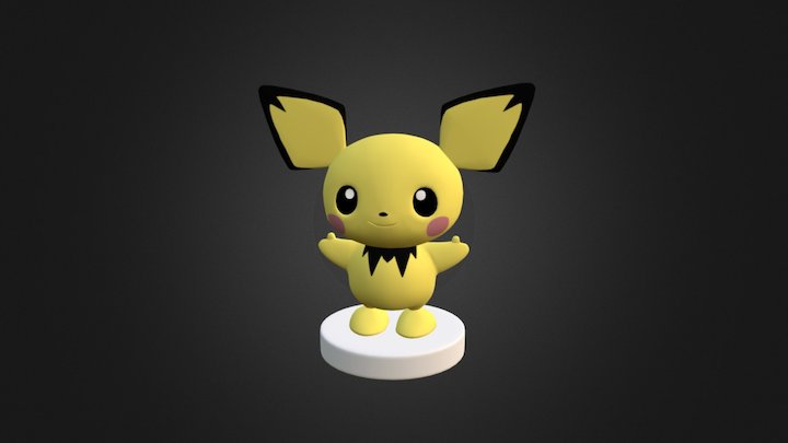 Pichu 3D Model
