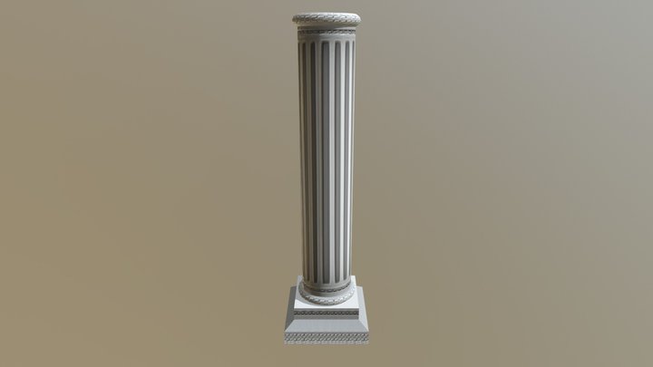 Greek column 3D Model