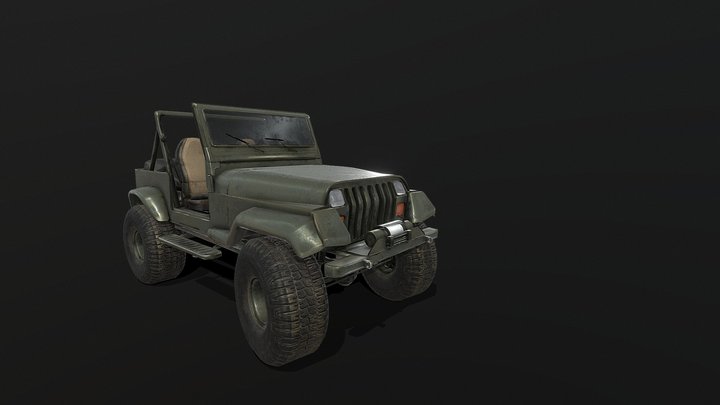 Jeep Wrangler (free) 3D Model