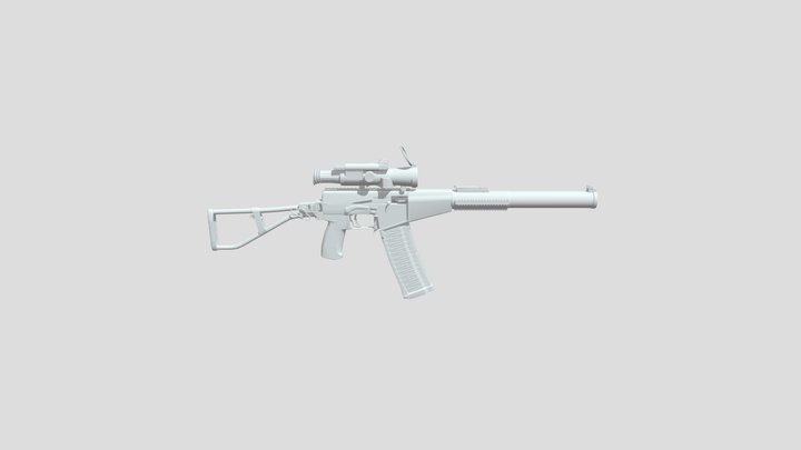 6P30M AS-VAL 3D Model