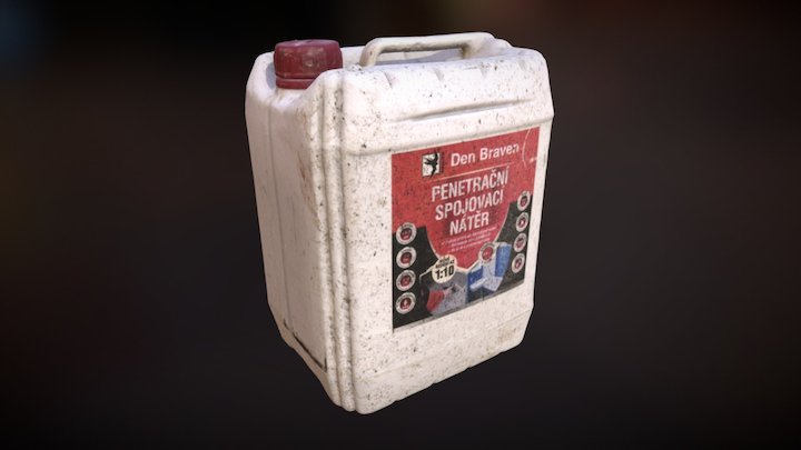 Plastic canister for building fluids – Modelo 3D gratuito STL