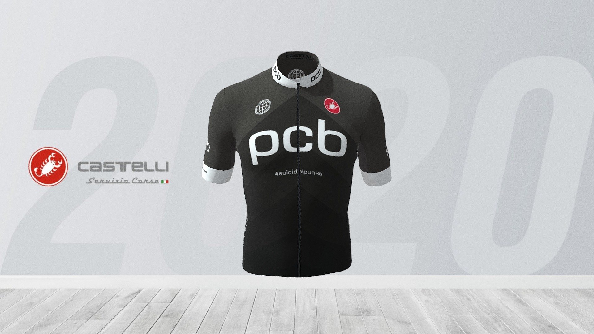 pcb - maillot 4.1 - BLACK