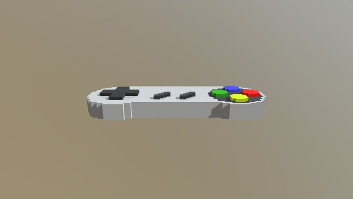 Controle Nintendo 3D Model