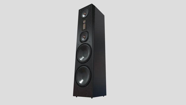 Legacy Focus, High-End Floorstanding Speaker 3D Model