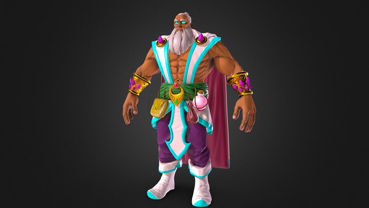 Musly wizard 3D Model