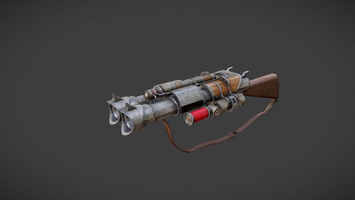 Painkiller Shotgun 3D Model
