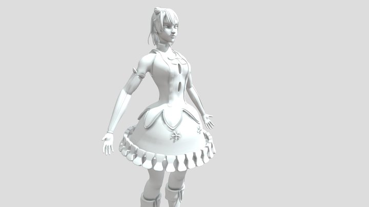 Kousaka Honoka Model 3D Bokutachi wa Hitotsu 3D Model