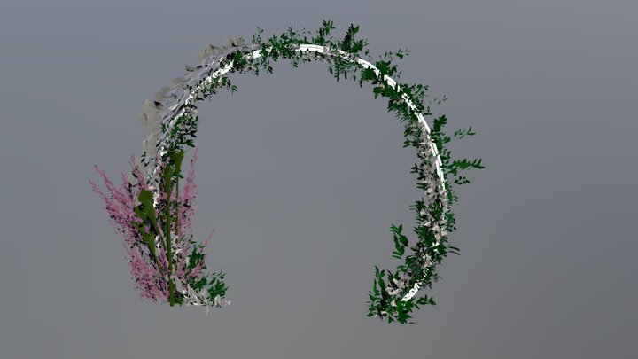 Wedding Gate 3D Model