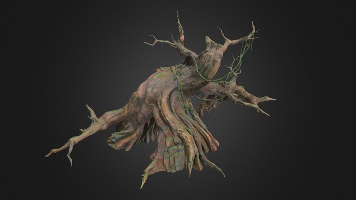 Fantasy tree 3D Model