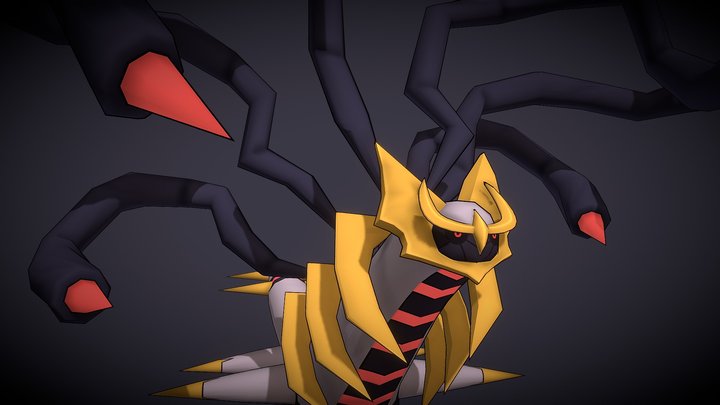 Pokemon Giratina Origin 3D model 3D printable