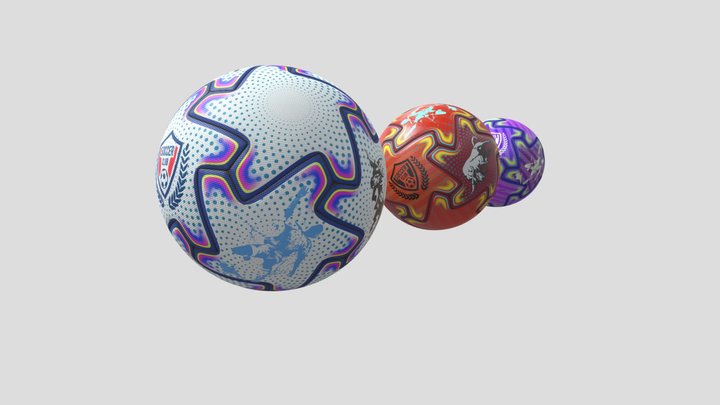 Soccer Ball Design - With Substance file 3D Model