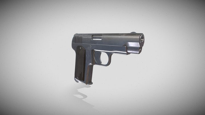 Stosel handgun 3D Model