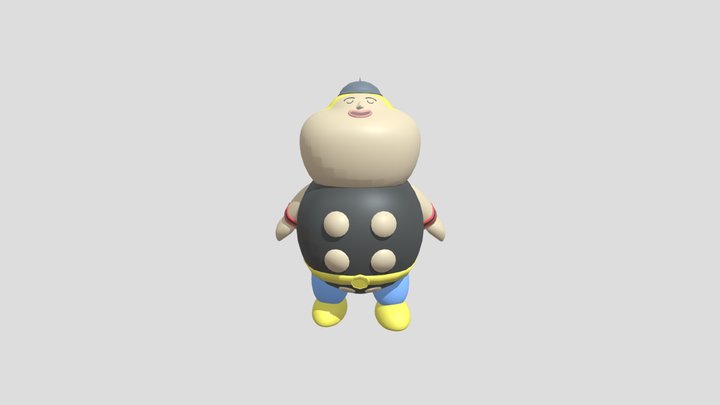 Chubby Thor 3D Model
