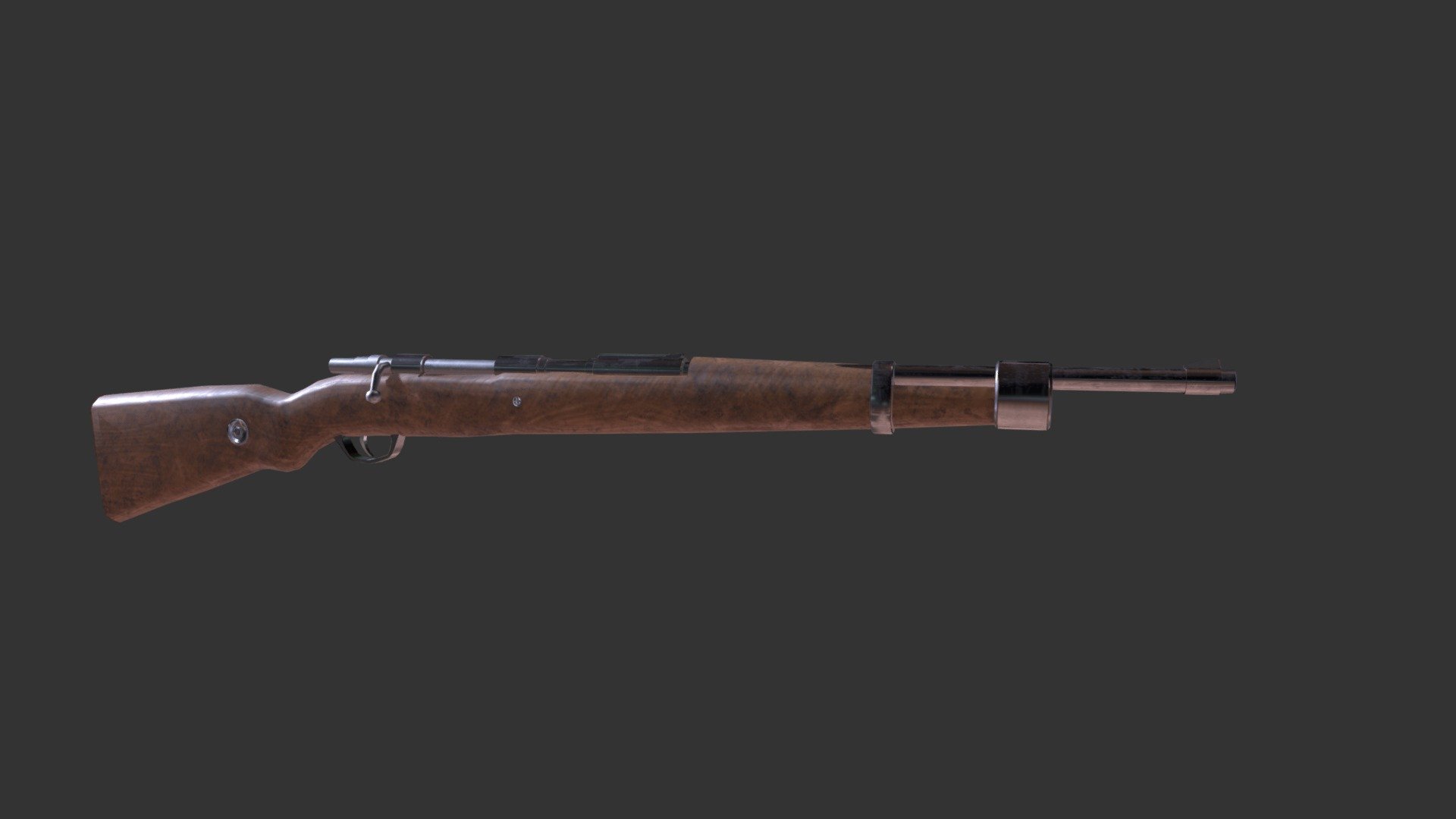 Mauser M1893 rifle - 3D model by Romania 100 - Marea Unire (@Acum100ani ...