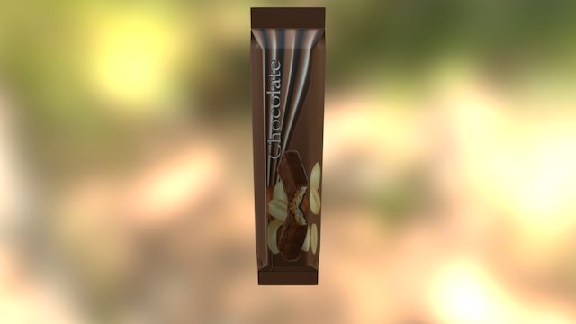 Chocolate Bar 3D Model 3D Model