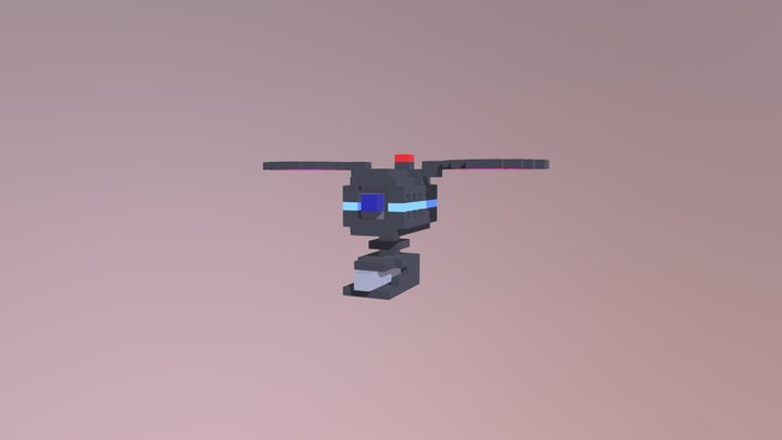 Cyberpunk Stinger Drone 3D Model
