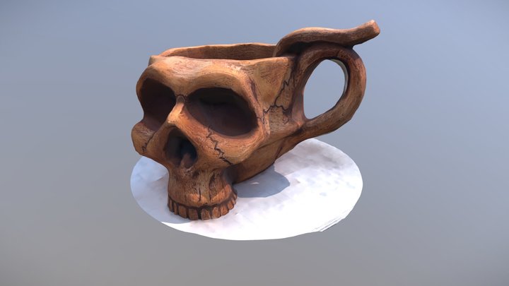 Skull Coffee Cup